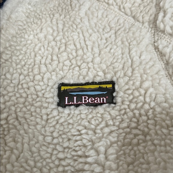 L.L. Bean Mountain Pile Fleece Coat women’s regular medium outdoorsy camping - Picture 9 of 9
